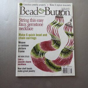 Bead and Button Magazine Creative Ideas For The Art of Beads, Jewelry June 2003
